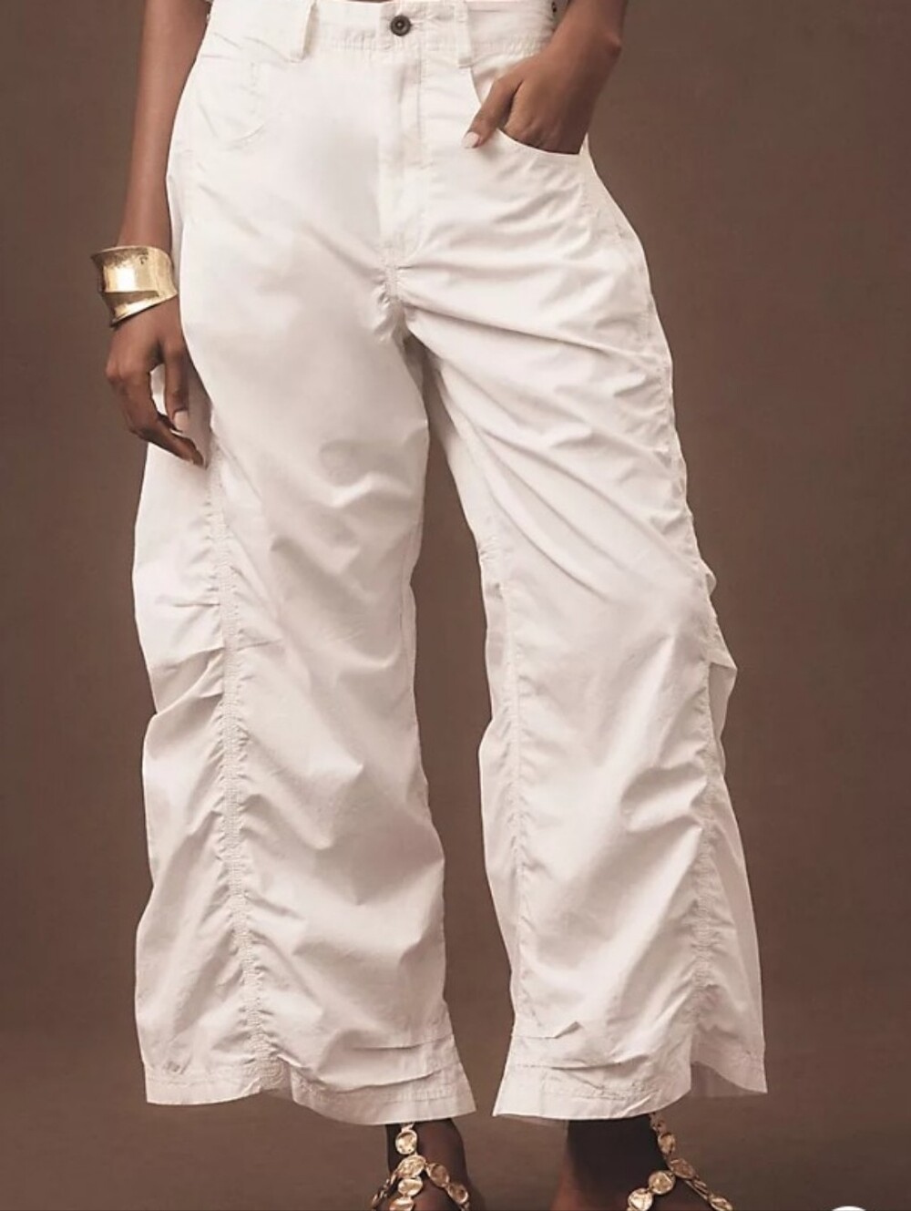 Pilcro Parachute Curve Barrel Pants
